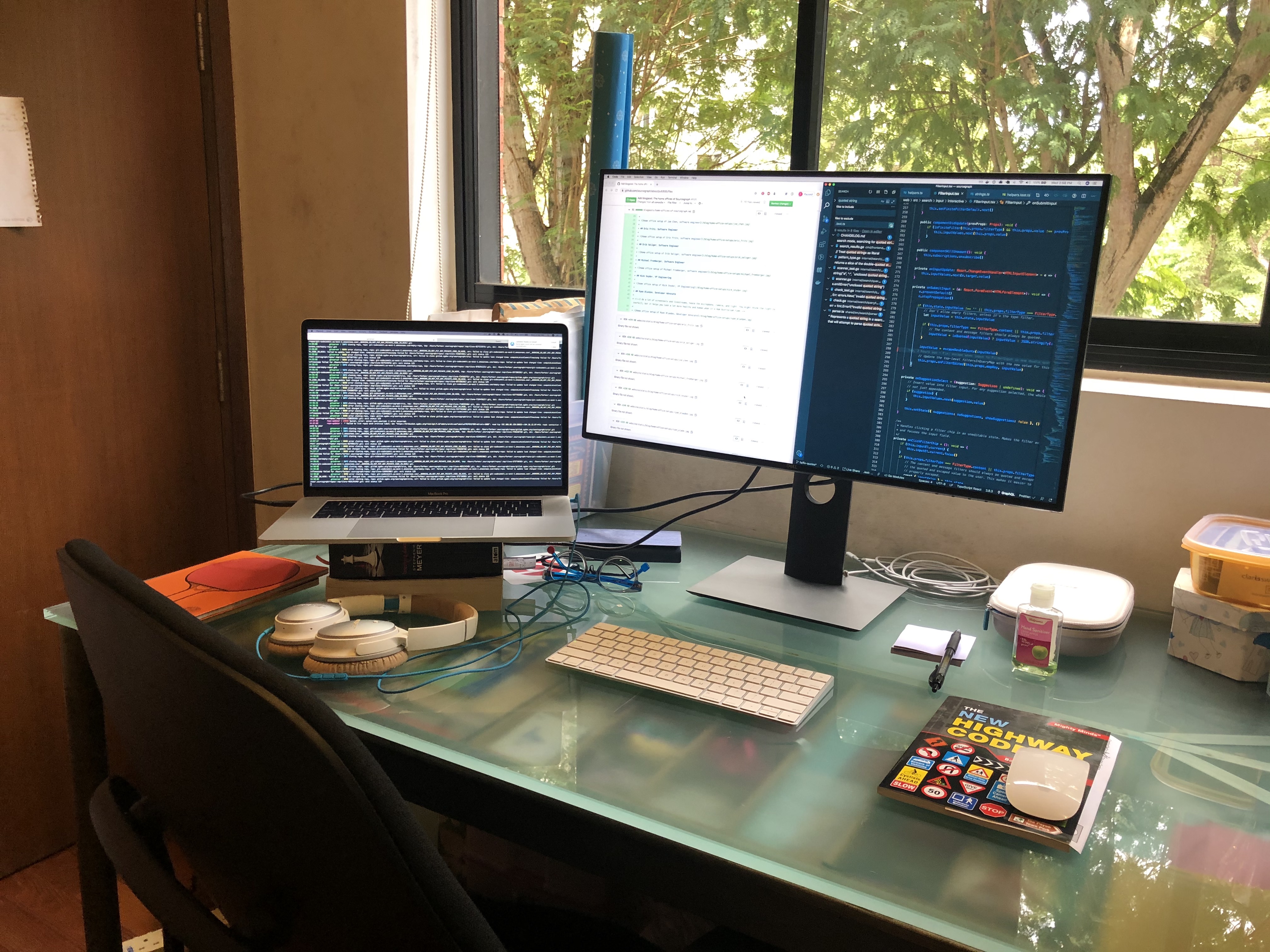 Home office setup of Farhan Attamimi, Software Engineer