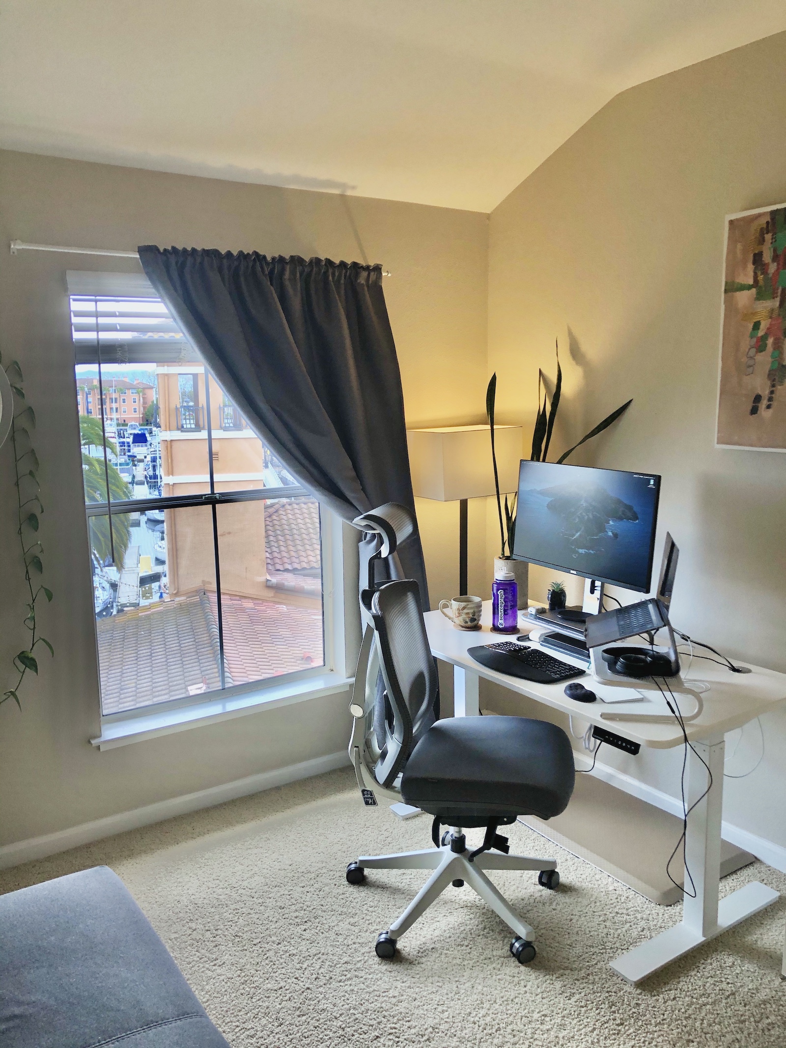 Home office setup of Christina Forney, Product Manager