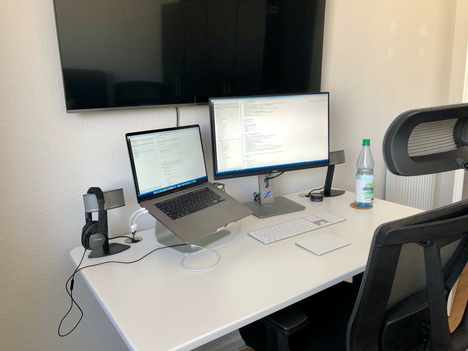 Home office setup of Erik Seliger, software engineer