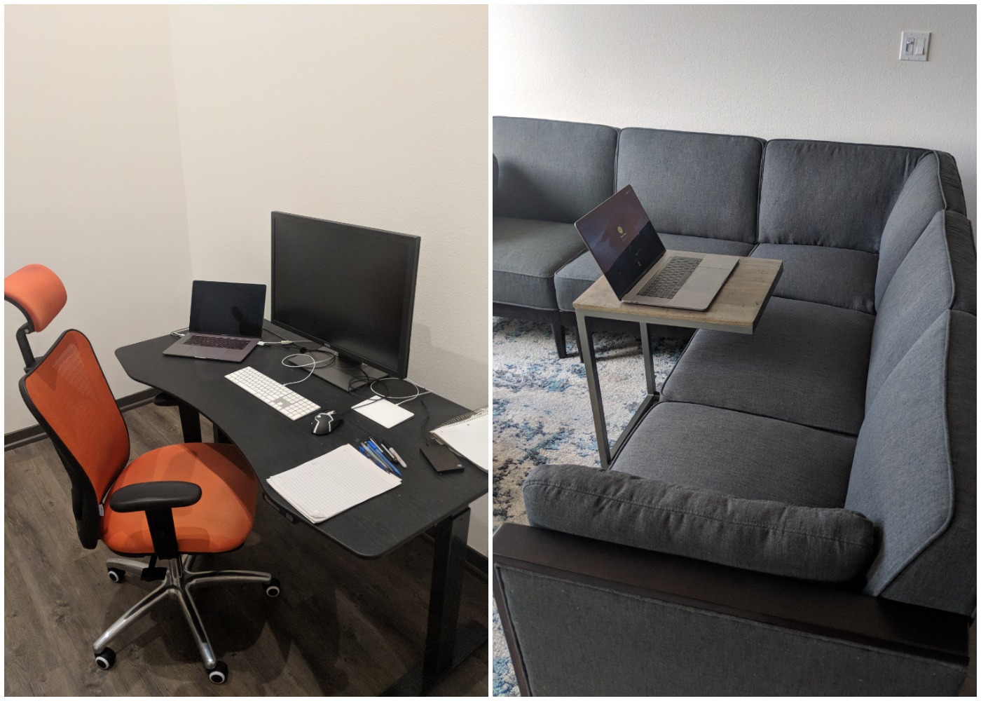 Home office setup of Rijnard van Tonder, Software Engineer