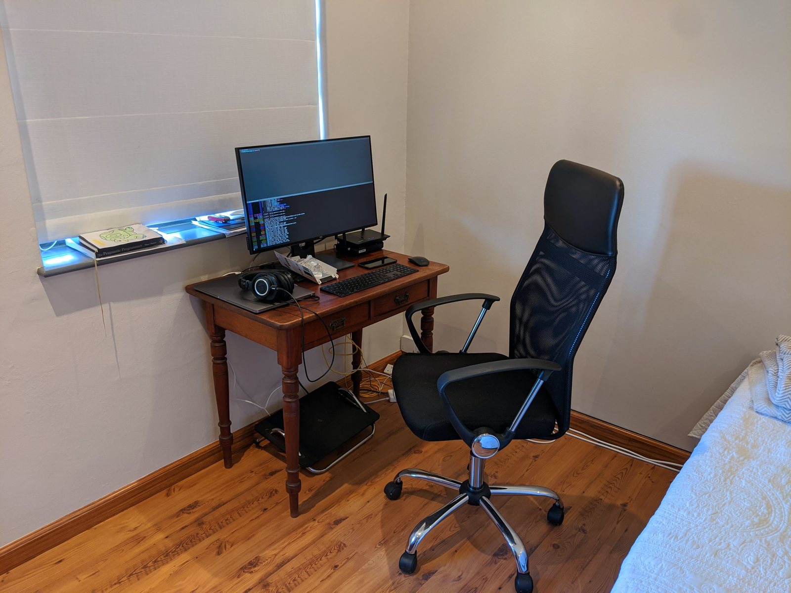 Home office setup of Ryan Slade, software engineer