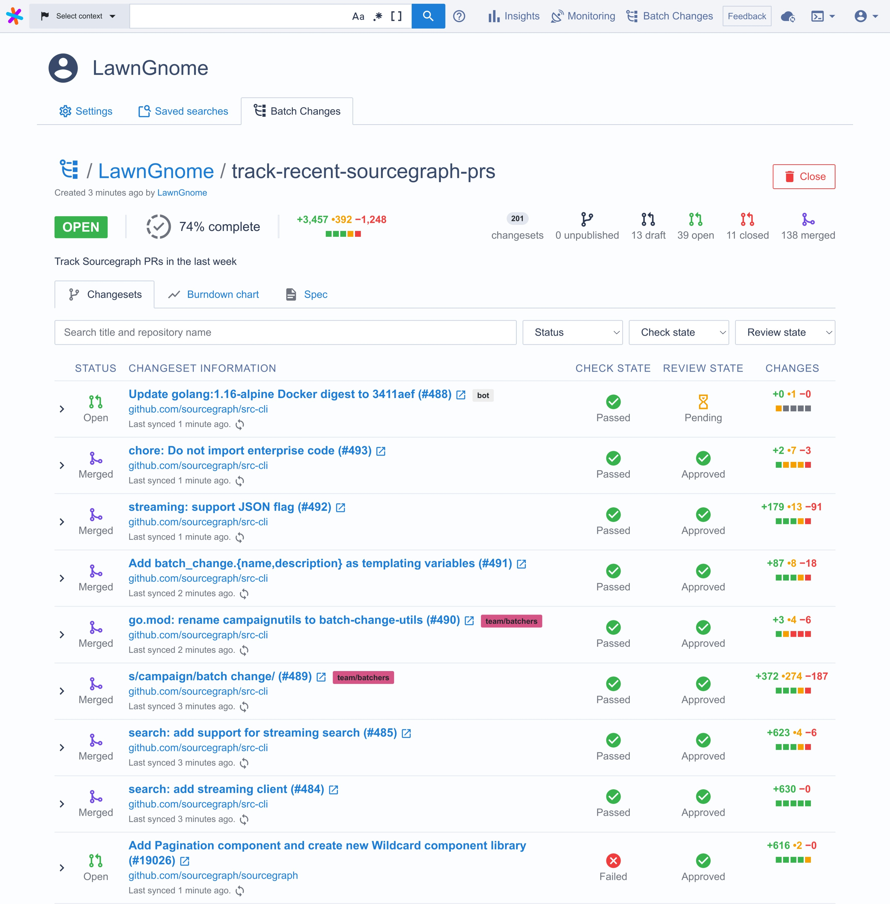 batch-changes-tracking