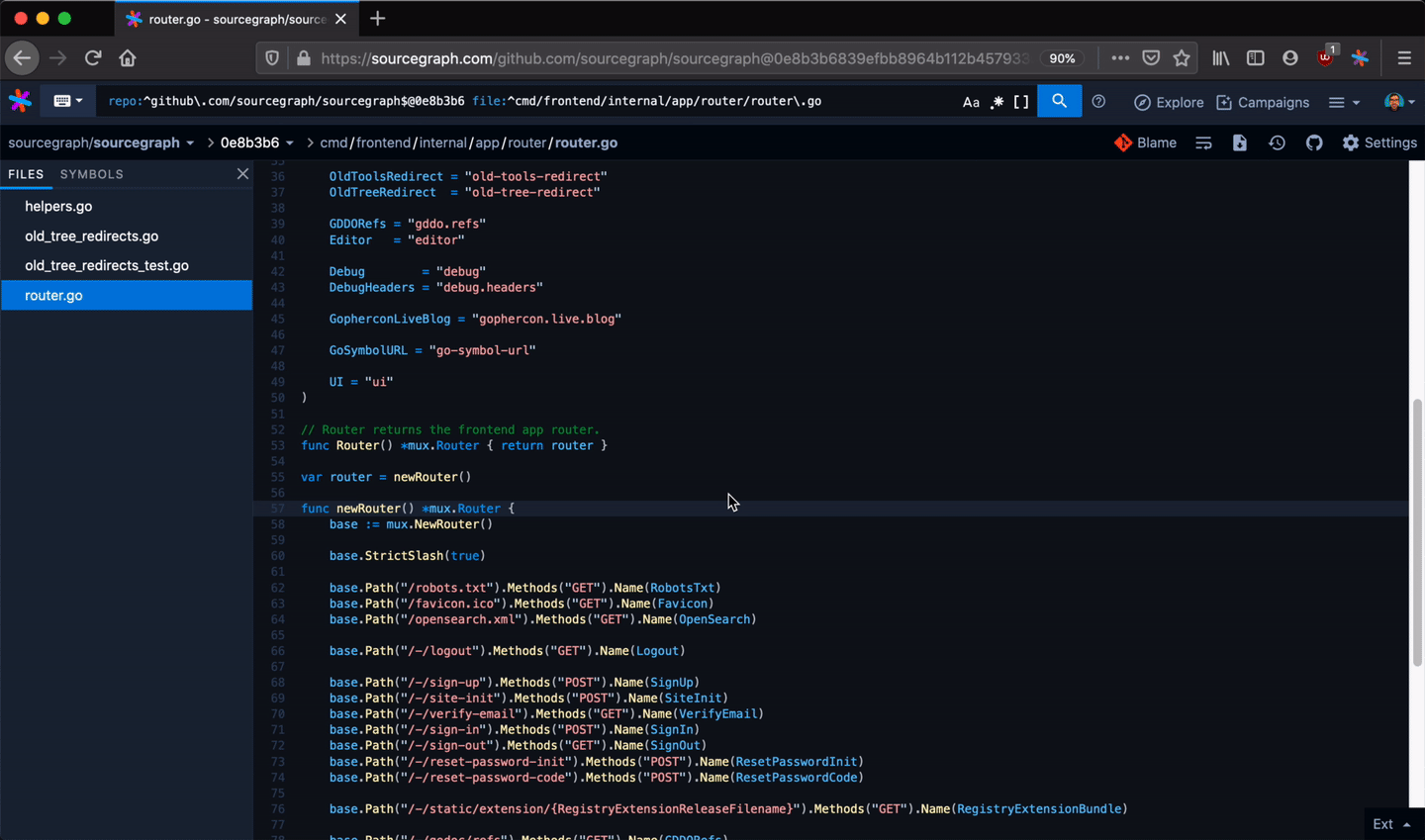 Cross-repository jump to definition